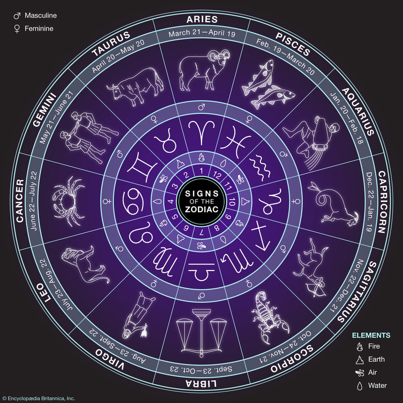 The 12 Houses of the Zodiac